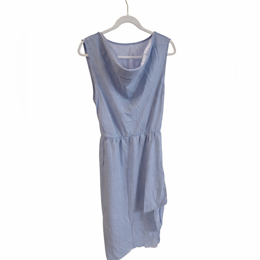 HALARA Light Blue Asymmetrical Dress